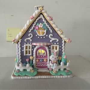 9" Illuminated Spring Easter House by Valerie Parr Hill